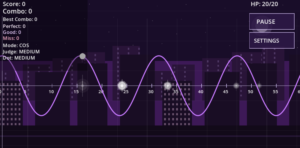 Rhythm Graph cos mode screenshot